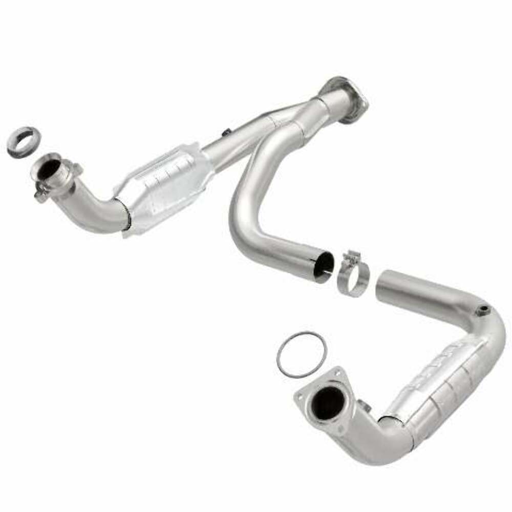 MagnaFlow direct-fit catalytic converter fits 2007-2009 Hum H2 6.0/6.2 stainless steel CARB compliant 49679