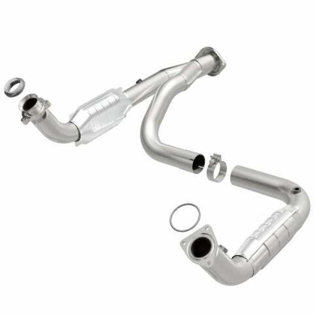 MagnaFlow direct-fit catalytic converter fits 2007-2009 Hum H2 6.0/6.2 stainless steel CARB compliant 49679