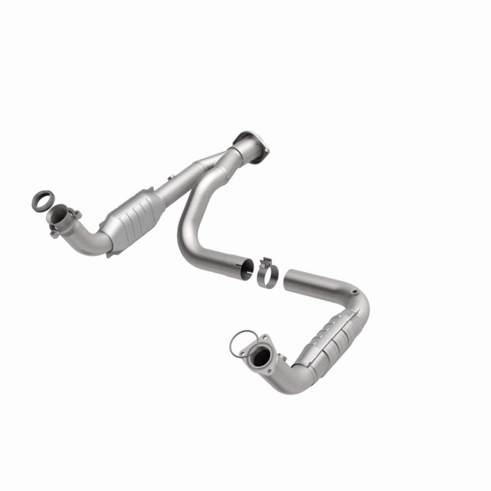 MagnaFlow direct-fit catalytic converter fits 2007-2009 Hum H2 6.0/6.2 stainless steel CARB compliant 49679
