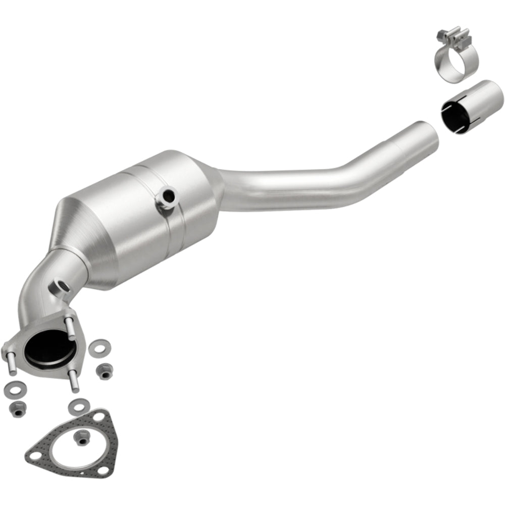 MagnaFlow direct-fit catalytic converter fits 2007-2009 Porsche 911 passenger side passenger side stainless steel CARB compliant 49929
