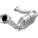 MagnaFlow direct-fit catalytic converter fits 2007-2011 Ford Ranger 4.0L and 2007-2010 Mazda B4000 4.0L driver side 4 inch inlet/outlet stainless steel CARB compliant OBDII 49677