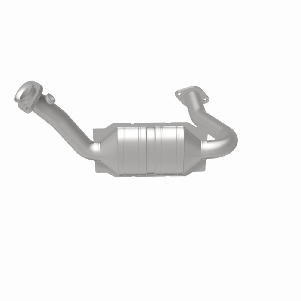 MagnaFlow direct-fit catalytic converter fits 2007-2011 Ford Ranger 4.0L and 2007-2010 Mazda B4000 4.0L driver side 4 inch inlet/outlet stainless steel CARB compliant OBDII 49677