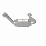 MagnaFlow direct-fit catalytic converter fits 2007-2011 Ford Ranger 4.0L and 2007-2010 Mazda B4000 4.0L driver side 4 inch inlet/outlet stainless steel CARB compliant OBDII 49677