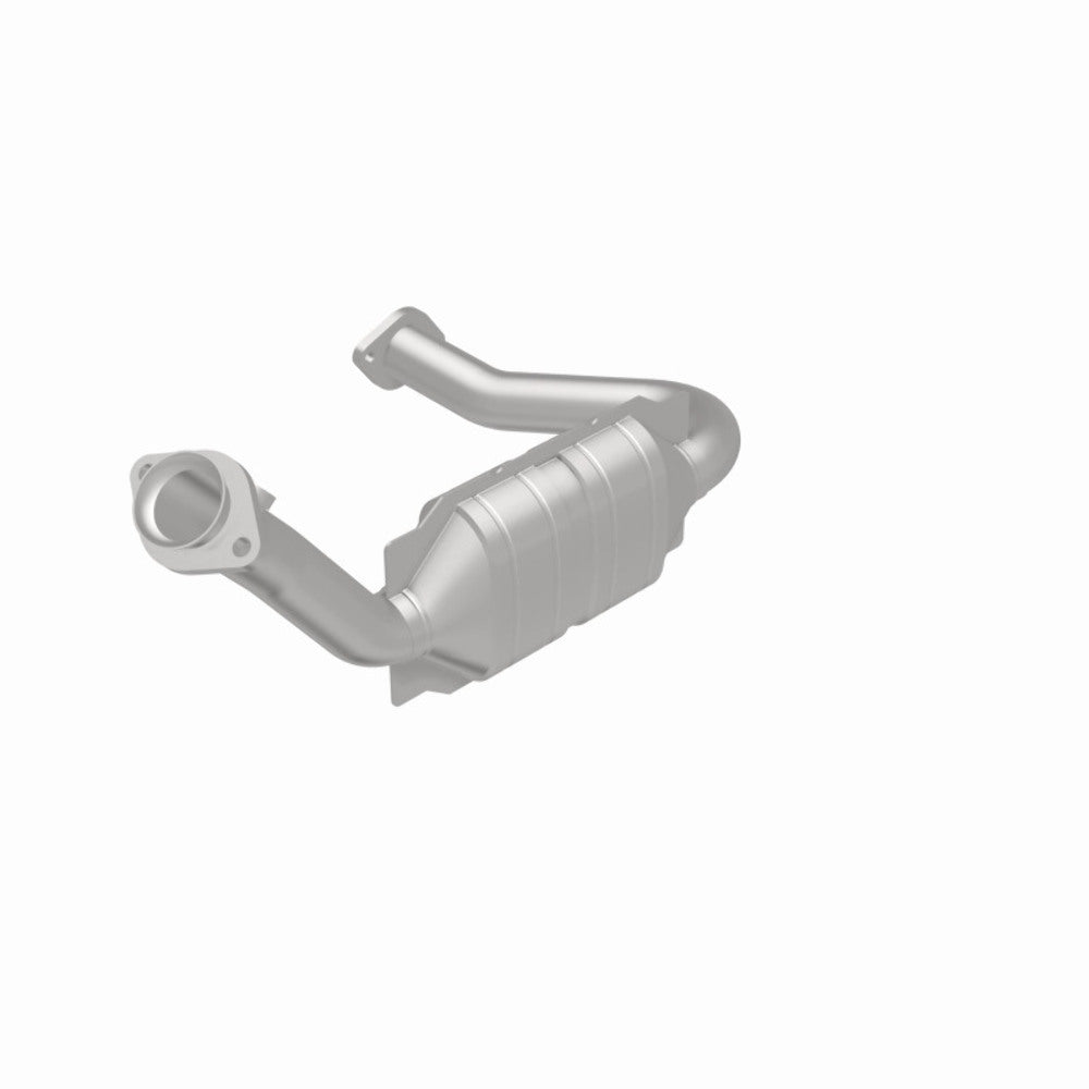 MagnaFlow direct-fit catalytic converter fits 2007-2011 Ford Ranger 4.0L and 2007-2010 Mazda B4000 4.0L driver side 4 inch inlet/outlet stainless steel CARB compliant OBDII 49677