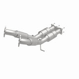 MagnaFlow direct-fit catalytic converter fits 2007-2009 Volvo S80 and 2008-2009 Volvo V70. Hardware is included to eliminate the hassle of working with corroded factory parts and 2