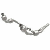 MagnaFlow direct-fit catalytic converter for 2007-2009 Jeep Wrangler 3.8 inch inlet/outlet stainless steel CARB compliant 49689