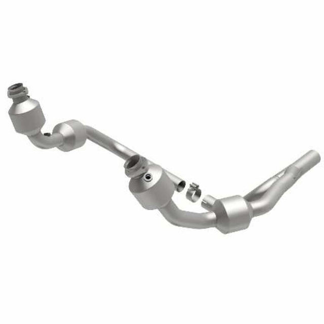 MagnaFlow direct-fit catalytic converter for 2007-2009 Jeep Wrangler 3.8 inch inlet/outlet stainless steel CARB compliant 49689