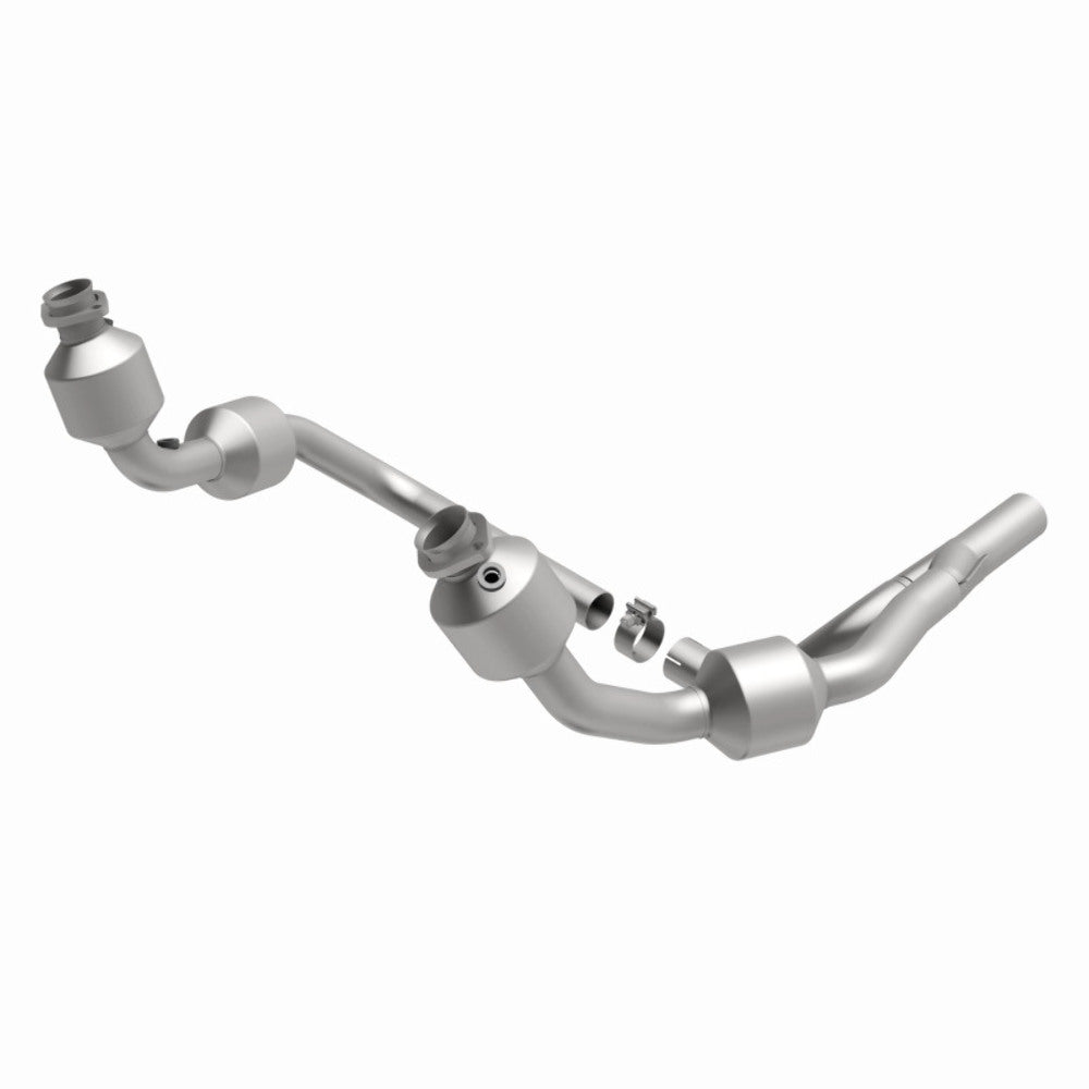 MagnaFlow direct-fit catalytic converter for 2007-2009 Jeep Wrangler 3.8 inch inlet/outlet stainless steel CARB compliant 49689