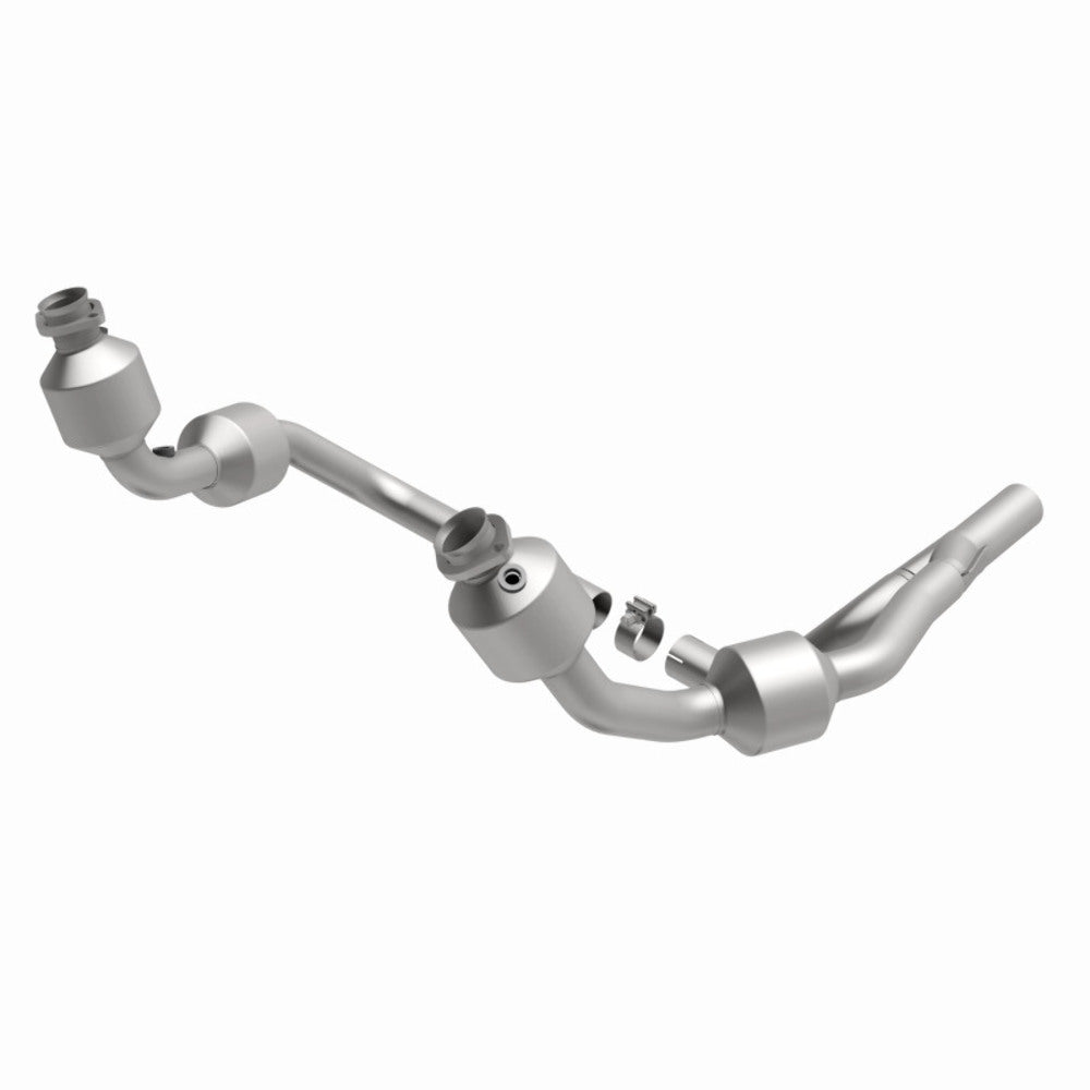 MagnaFlow direct-fit catalytic converter for 2007-2009 Jeep Wrangler 3.8 inch inlet/outlet stainless steel CARB compliant 49689