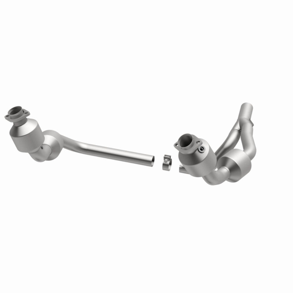 MagnaFlow direct-fit catalytic converter for 2007-2009 Jeep Wrangler 3.8 inch inlet/outlet stainless steel CARB compliant 49689