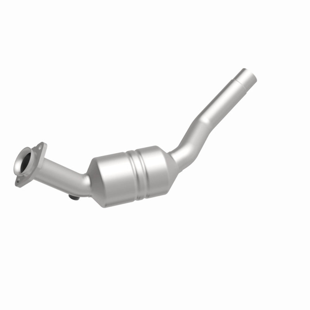 MagnaFlow direct-fit catalytic converter fits 2007-2009 Jaguar XK and Jaguar XKR, this and 2007-2009 XKR 4.2L driver side 4.2L driver side stainless steel CARB compliant OBDII 5195