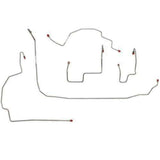 t 07-18 Jeep Wrangler JK Front Brake Line Kit Stainless Steel WKT0701SS Fine Lines