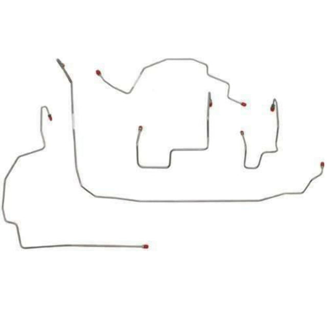 t 07-18 Jeep Wrangler JK Front Brake Line Kit Stainless Steel WKT0701SS Fine Lines