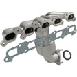 MagnaFlow direct-fit catalytic converter fits 2004-2012 Chevrolet Colorado, 2006-2008 Hummer H3, and additional vehicles and 07 Colorado/Canyon 3.7L stainless steel CARB compliant 