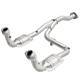 MagnaFlow direct-fit catalytic converter fits 2005-2007 Jeep Liberty 3.7L and 07 Jeep Liberty 3.7L stainless steel Federal EPA compliant OBDII 23957