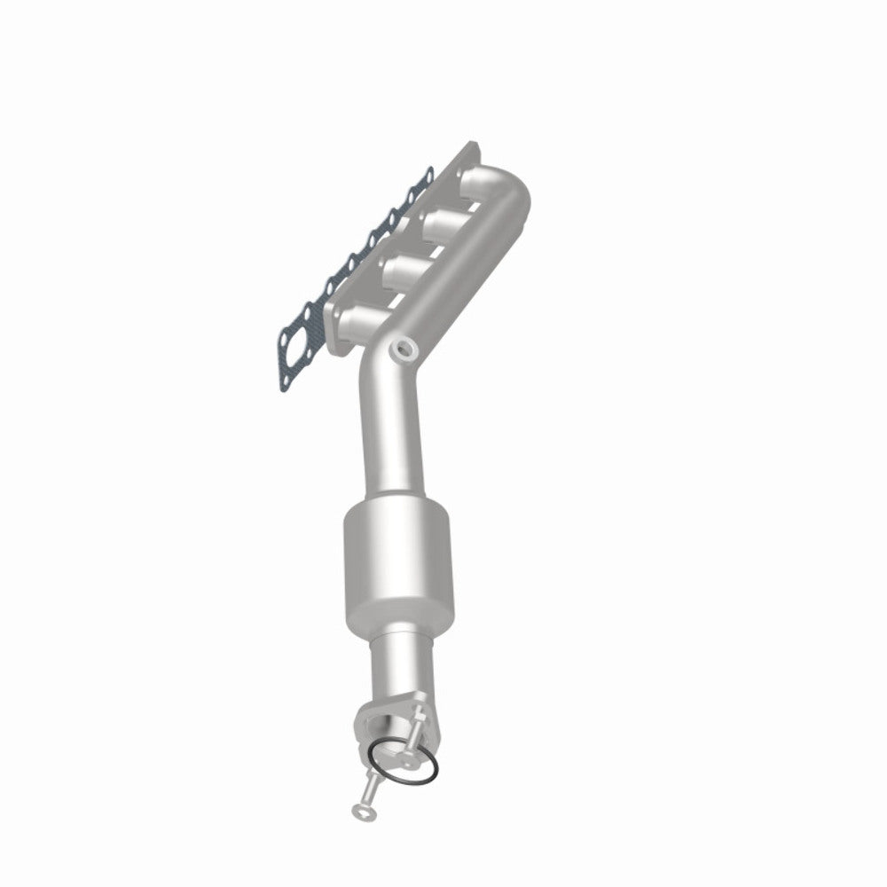 MagnaFlow direct-fit catalytic converter fits 2004-2015 Nissan Titan, 2005-2015 Nissan Armada, and more, this and 07 Titan 5.6L passenger side manif 5.6L passenger side stainless s
