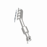 MagnaFlow direct-fit catalytic converter fits 2004-2015 Nissan Titan, 2005-2015 Nissan Armada, and more, this and 07 Titan 5.6L passenger side manif 5.6L passenger side stainless s