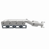 MagnaFlow direct-fit catalytic converter fits 2004-2015 Nissan Titan, 2005-2015 Nissan Armada, and more, this and 07 Titan 5.6L passenger side manif 5.6L passenger side stainless s