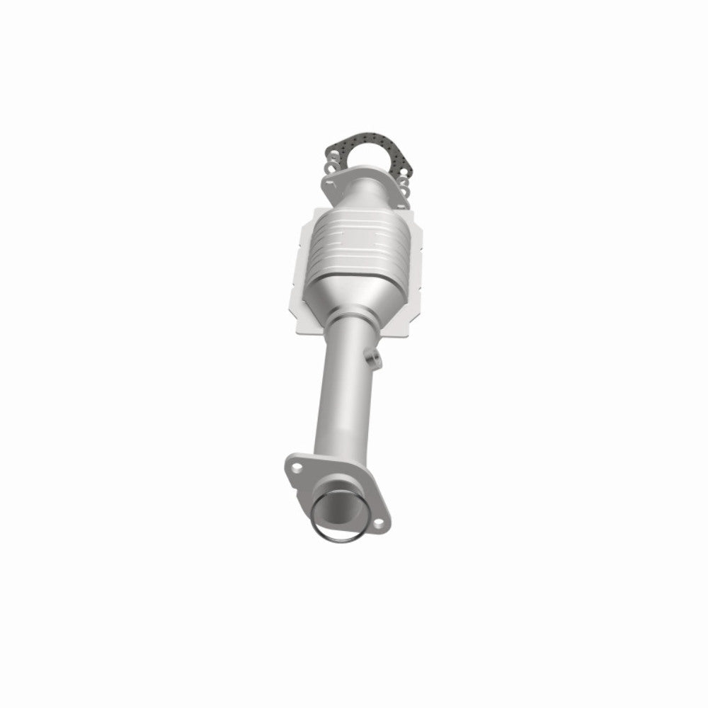 MagnaFlow direct-fit catalytic converter fits 2004-2015 Nissan Titan, 2005-2015 Nissan Armada, and more, this and 07 Titan 5.6L passenger side rr 5.6L passenger side stainless stee