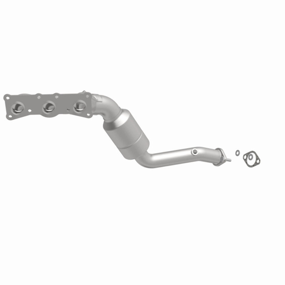 MagnaFlow direct-fit catalytic converter fits 2008-2011 BMW 528i, 2009-2010 BMW 528i xDrive, and more, this and 2008-2009 528i 3.0L Front 3.0L stainless steel CARB compliant OBDII 