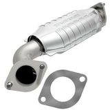 MagnaFlow direct-fit catalytic converter fits 2008-2011 Cadillac CTS, Cadillac STS, and additional vehicles and 2008-2009 Cadi CTS 3.6 passenger side passenger side 3.6 inch inlet/