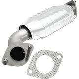 MagnaFlow direct-fit catalytic converter fits 2008-2011 Cadillac CTS, Cadillac STS, and additional vehicles and 2008-2009 Cadi CTS 3.6 passenger side passenger side 3.6 inch inlet/
