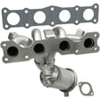 MagnaFlow direct-fit catalytic converter for 2006-2008 Hyundai Optima 2.4L stainless steel Federal EPA compliant OBDII 50708