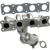 MagnaFlow direct-fit catalytic converter for 2006-2008 Hyundai Optima 2.4L stainless steel Federal EPA compliant OBDII 50708
