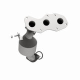 MagnaFlow direct-fit catalytic converter fits 2008-2013 Toyota Highlander and 2007-2011 Toyota Sienna, this and 2008-2009 Toy Toyota Highlander 3.5L stainless steel CARB compliant 