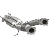 MagnaFlow direct-fit catalytic converter fits 2010-2014 Volvo XC60 and 2008-2009 Volvo XC70. Hardware is included to eliminate the hassle of working with corroded factory parts and