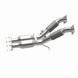 MagnaFlow direct-fit catalytic converter fits 2010-2014 Volvo XC60 and 2008-2009 Volvo XC70. Hardware is included to eliminate the hassle of working with corroded factory parts and