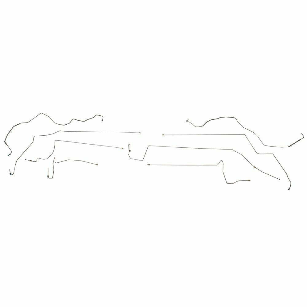 t 08-14 Toyota Tundra Brake Line & Hose Kit 4wd Crew Cab/Short Bed Fine Lines