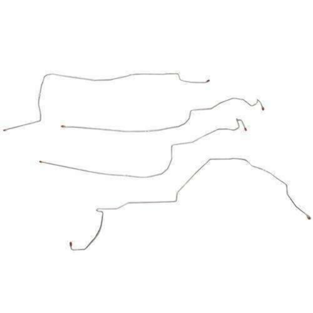 t 08-14 Toyota Tundra Intermediate Brake Line Kit 4WD Crew Cab/Short Bed Stainless Fine Lines