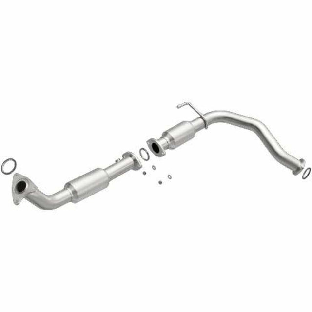 MagnaFlow direct-fit catalytic converter for 2008-2017 Toyota Sequoia 4.6 inch inlet 5.7 inch outlet stainless steel CARB compliant 52559