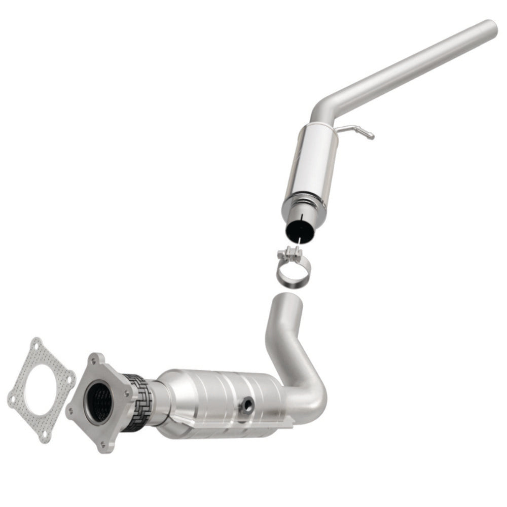 MagnaFlow direct-fit catalytic converter fits 2008-2010 Dodge Grand Caravan, Chrysler Town and Country, and more, this stainless steel CARB compliant OBDII 49448
