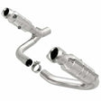 MagnaFlow direct-fit catalytic converter fits 2008 Dodge Durango and 2008 Chrysler Aspen. Hardware is included to eliminate the hassle of working with corroded factory parts. Note 