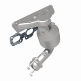 MagnaFlow direct-fit catalytic converter fits 2007-2008 Ford Escape, Mercury Mariner, and more, this and 08 Escape 3.0L frt mani 3.0L stainless steel CARB compliant OBDII 49376