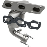 MagnaFlow direct-fit catalytic converter fits 2007-2008 Ford Escape, Mercury Mariner, and more, this and 08 Escape 3.0L frt mani 3.0L stainless steel CARB compliant OBDII 49376