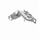MagnaFlow direct-fit catalytic converter fits 2009-2011 Hyundai Genesis and 2013-2016 Hyundai Genesis Coupe, this and 2009-2011 Genesis 3.8L stainless steel CARB compliant 52779