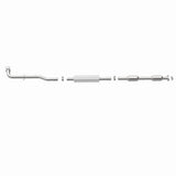 MagnaFlow direct-fit catalytic converter fits 2009-2012 Venza 3.5 3.5 inch inlet/outlet stainless steel CARB compliant 52574