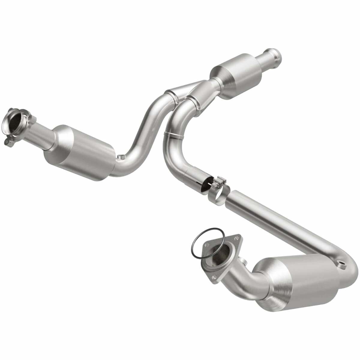 MagnaFlow direct-fit catalytic converter for 2009-2013 Chevy Silverado 1500 stainless steel CARB compliant 5582578