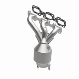MagnaFlow direct-fit catalytic converter fits 2009-2012 Ford Escape and 2009-2011 Mercury Mariner, this and 09 Ford Escape 3.0L Front 3.0L stainless steel CARB compliant OBDII 4992