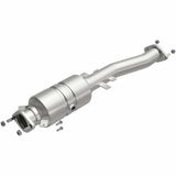 MagnaFlow direct-fit catalytic converter fits 09- Mitsu Lancer Ralli 2.0T stainless steel CARB compliant OBDII 49987