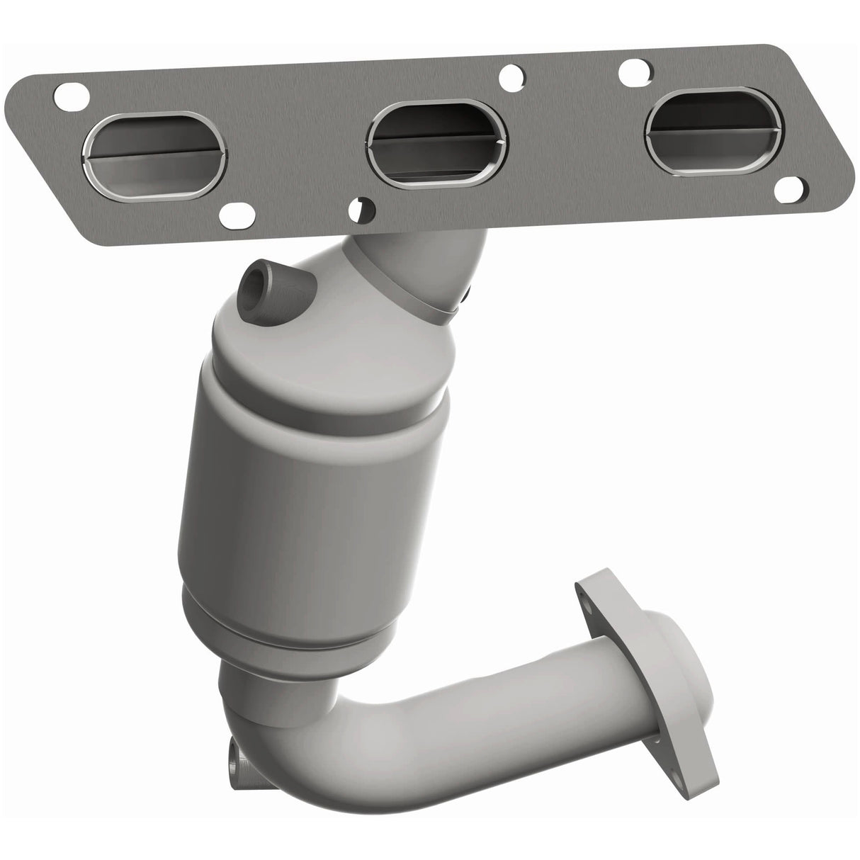 Catalytic Converter with Integrated Exhaust Manifold for HM Grade Federal / EPA Compliant Direct-Fit Manifold Catalytic