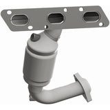Catalytic Converter with Integrated Exhaust Manifold for HM Grade Federal / EPA Compliant Direct-Fit Manifold Catalytic
