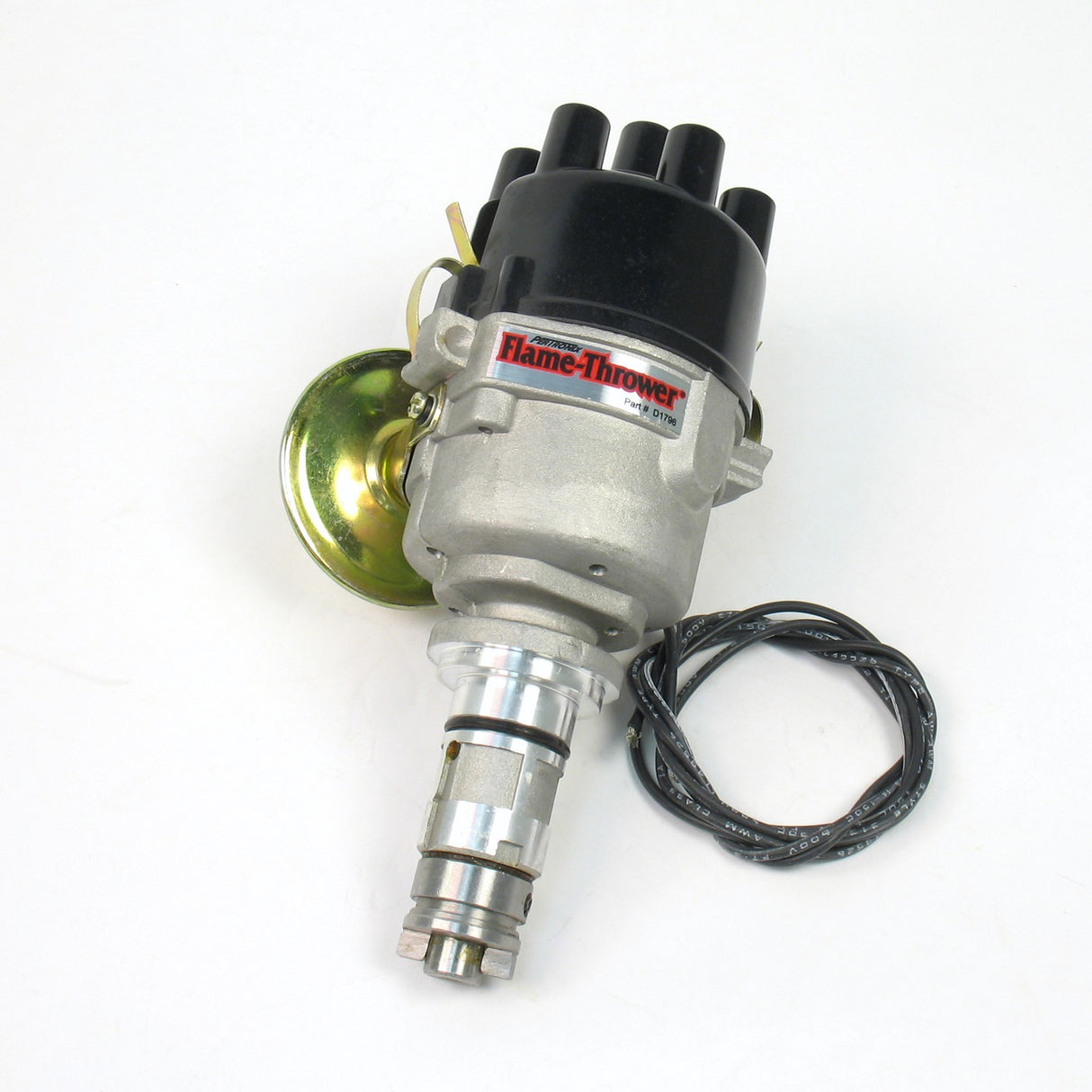 PerTronix distributor cap 6 cylinder black D179600