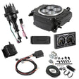 Holley EFI Sniper EFI 1954 Ford Club Sniper 2 EFI Bundle with HyperSpark Ignition System 550-511-5PK-SBF for Chevy black aluminum