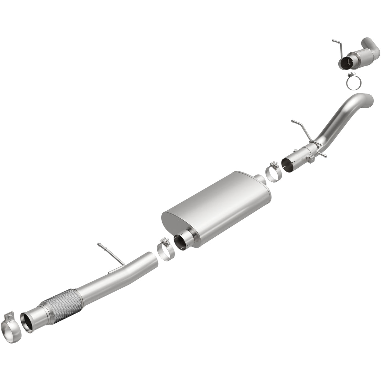 2015-2020 Cadillac Escalade ESV Direct-Fit Replacement Exhaust System 106-0838 steel