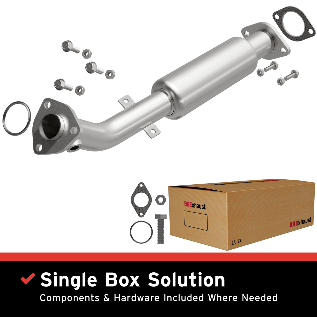 1998-2004 Nissan Pathfinder Direct-Fit Front Pipe Kit 107-0039 stainless steel