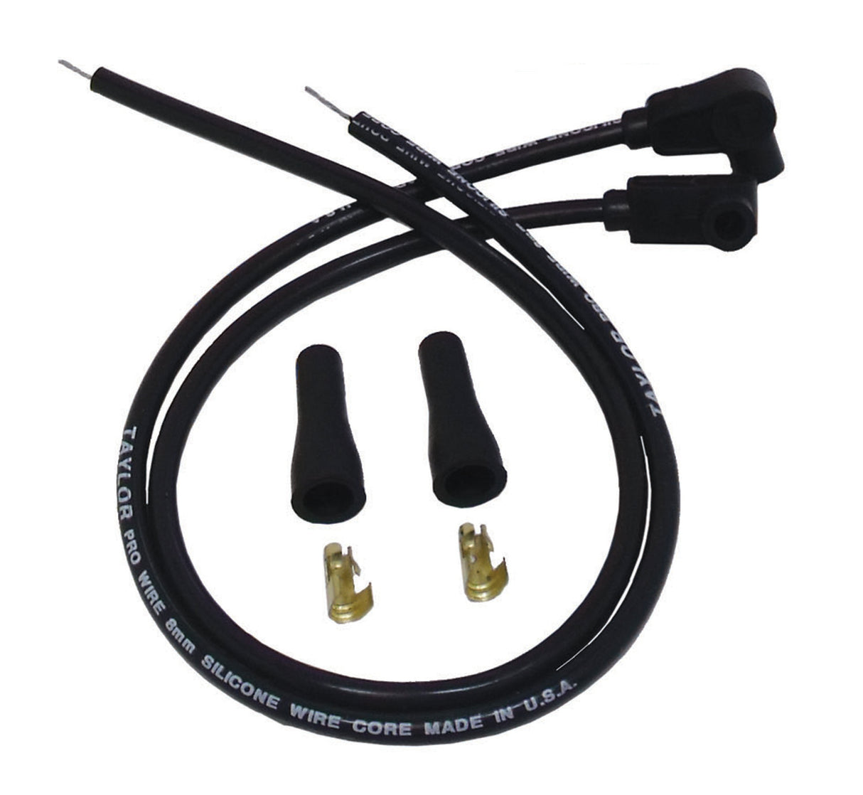Spark Plug Wire Set Universal 8mm Silicone 90? 0 ohm/ft Prowire Solid 11050